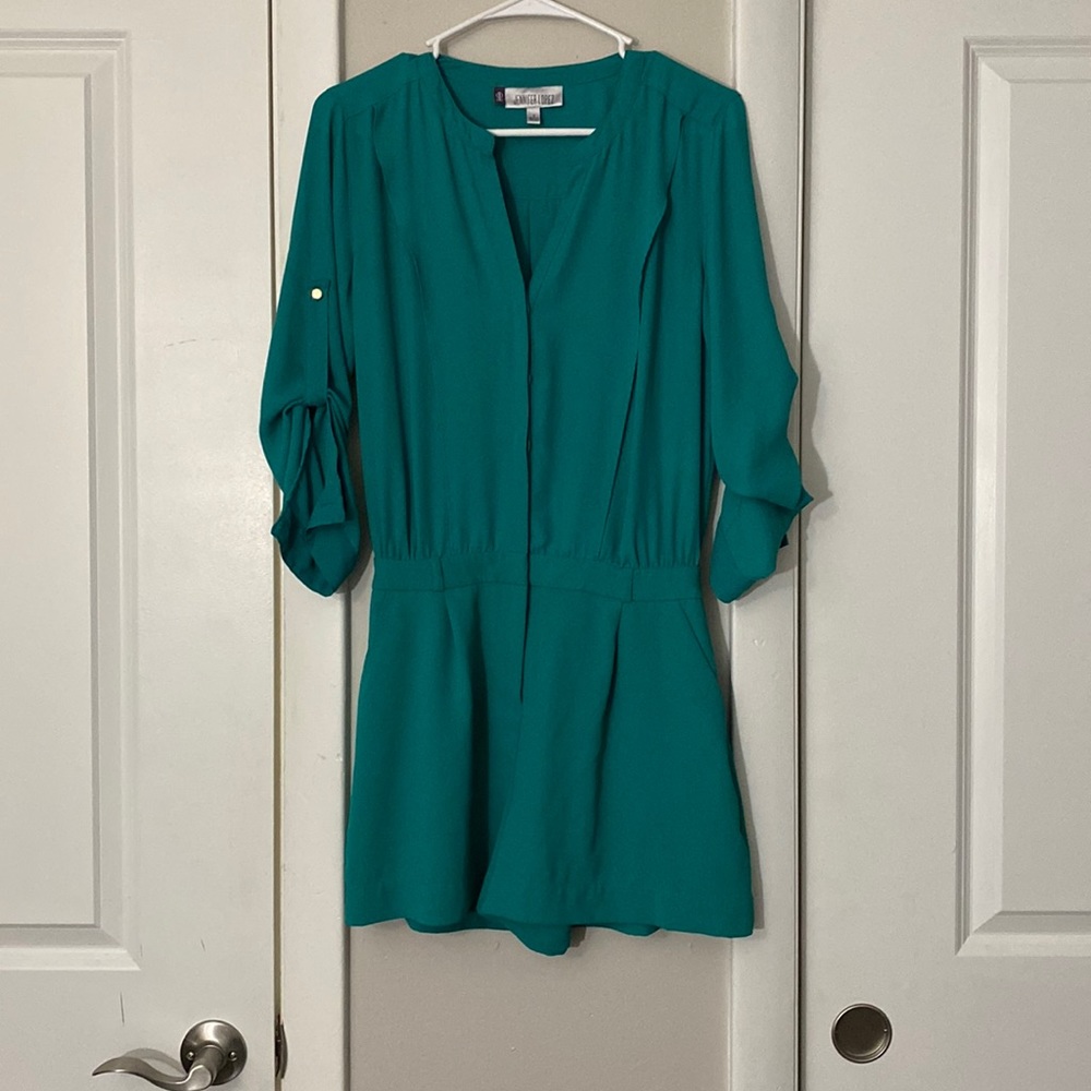 Size 2 green romper